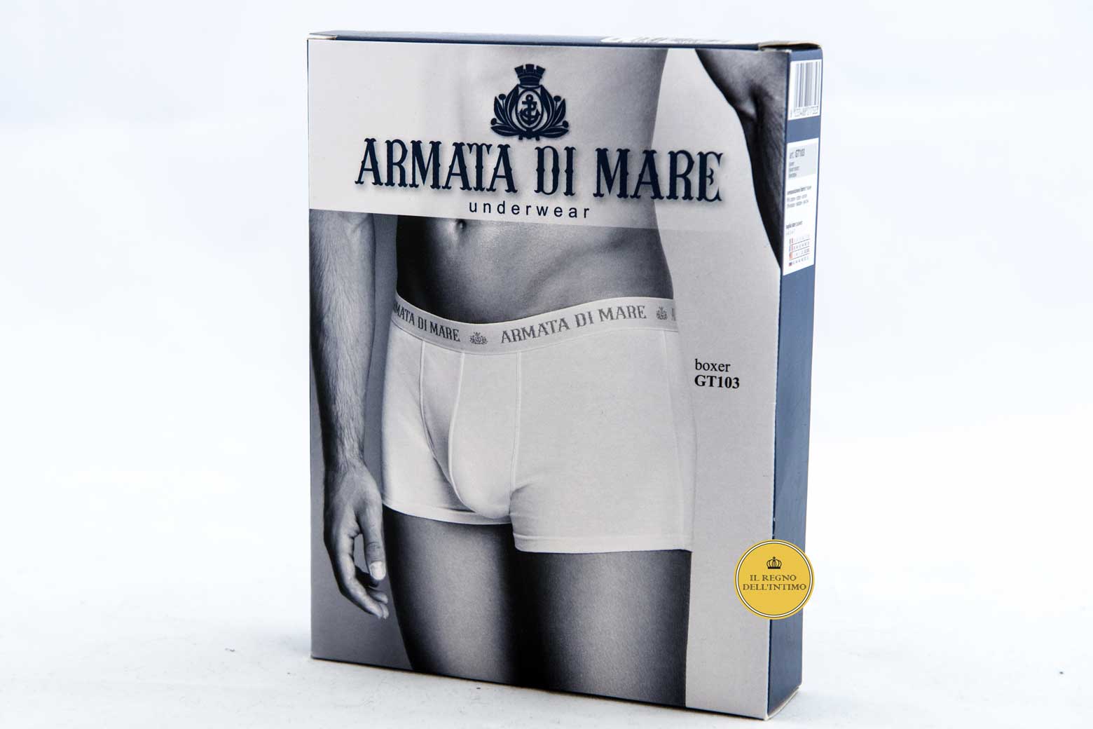 BOXER UOMO VITA BASSA ARMATA DI MARE GT 103 IN COTONE ELASTICIZZATO 4 COLORI
