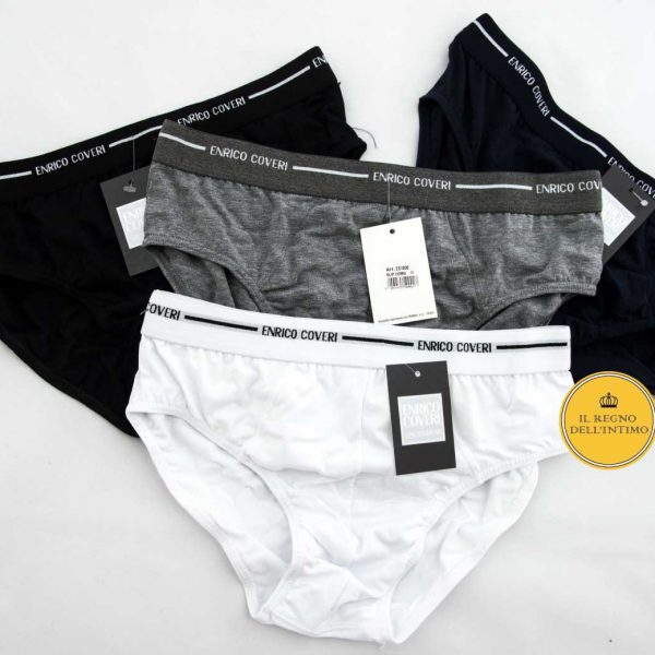 Enrico Coveri 6 Pack 6 Slip Bambino Enrico Coveri - Cotone Elasticizzato - Taglie 2-16 Anni Coveri Per Bambini Enrico