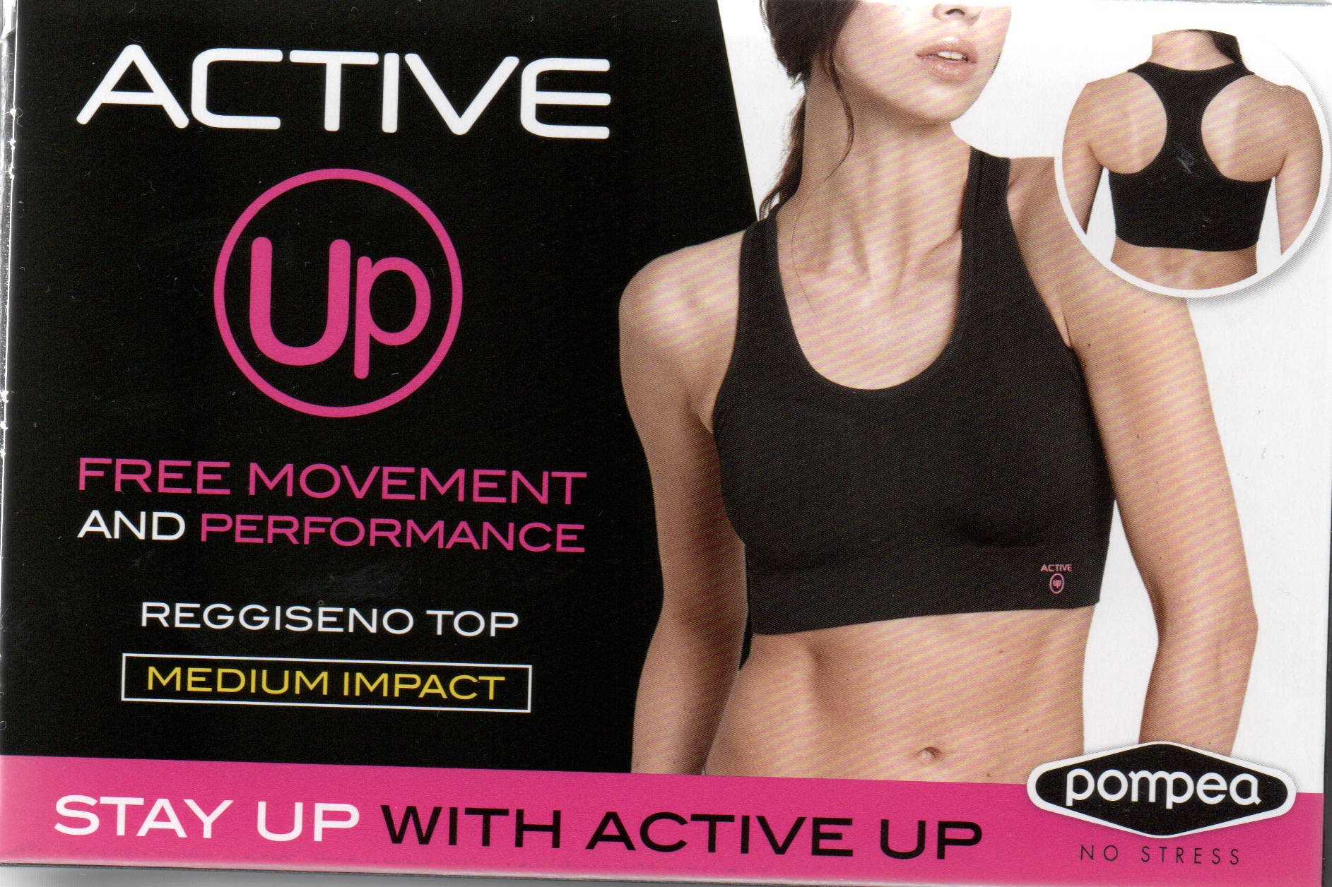 pompea reggiseno sportivo