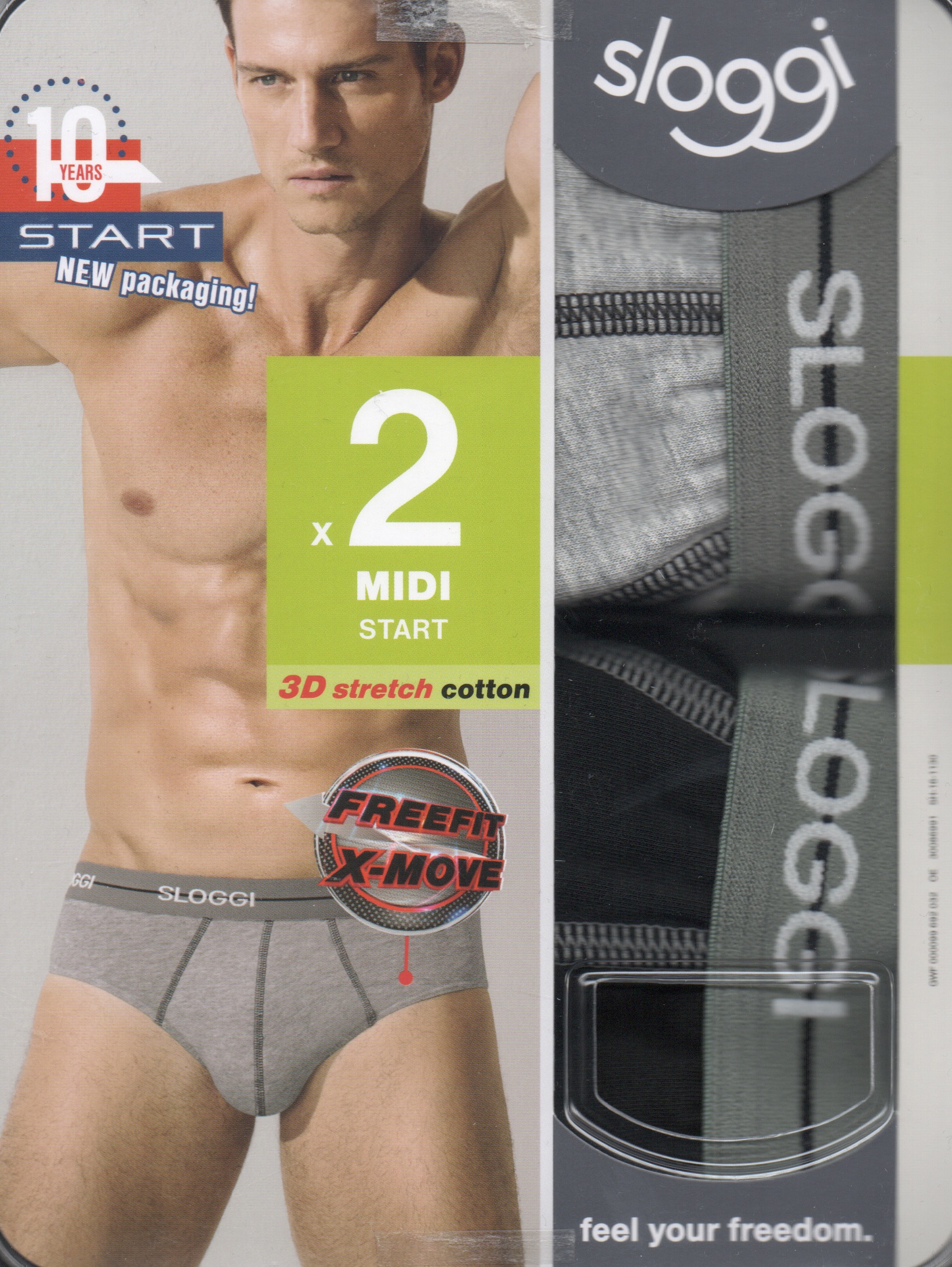 slip sloggi midi uomo