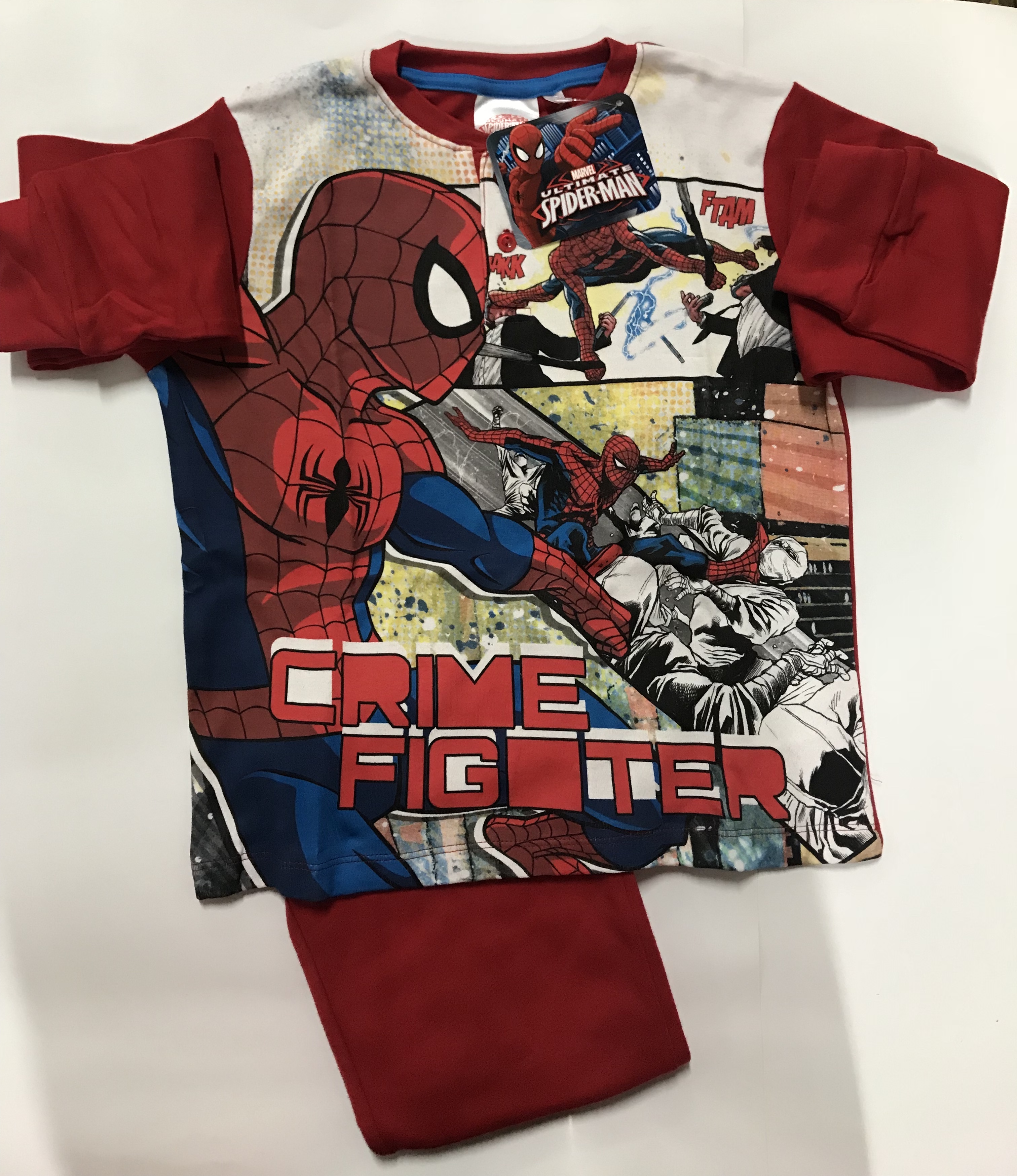 Pigiama Bambino Marvel Spiderman - Invernale, Maniche Lunghe, 100% Poliestere, Ufficiale Marvel - Foto 9